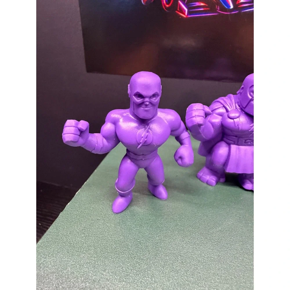DC Comics Wendys Kids Meal Purple Figures Flash Gorilla Grodd Batgirl Set 3